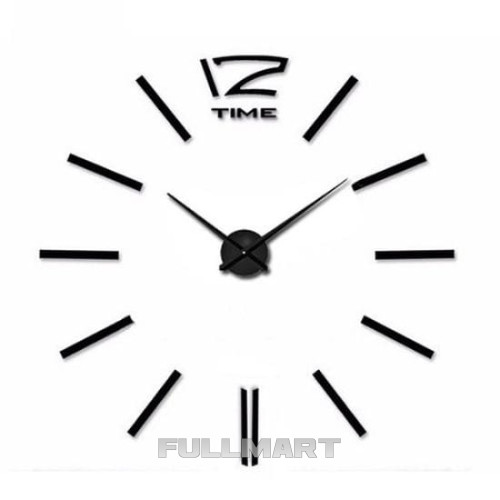 Великий настінний годинник 3D DIY Clock